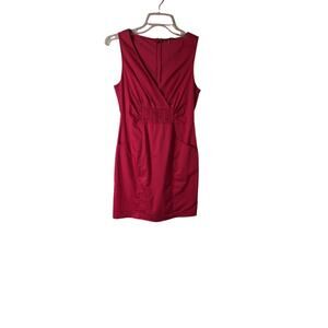 Elie Tahari Barbie pink pocketed mini  shift dress size 10